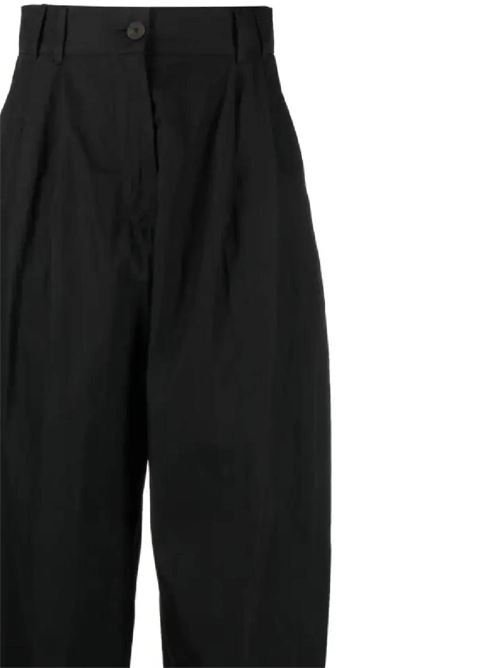 pantaloni a gamba larga Studio Nicholson | NIKASNW1040WOOL VISCOSE CREPEBLACK